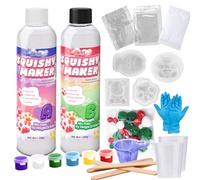 Squishy Liquid Silicone Kit - 500g Soft Elastic Silicone Rubber Quick Curing for Taba Squishy, DIY 3D Moulds, for Making Stress Relief Moulds