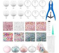 Squishy Making Kit Thickened Silicone Blank Stress Ball Skins Diy Custom Squeeze Toys Set Sensory Toy Anxiety Relief Fidget Toy for Relaxation Boys Girls Home Office Classroom