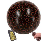 Squishy Neon Bead Ball Stress Relief Sensory Squeeze Toy for Children Colourful Tactile Fidget Ball with Soft Elastic Beads Small Handheld Neon Orange Green Pink Assorted - Electoys