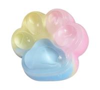 Squishy Paw, Cat Paw Squishy Squeeze Toy, Squishy Giant Cat Paw Clear Toy, Portable Funny Rainbow Cat Paw Sensory Toy, Cute Soft Cat Paw Fidget Toy For Stress Relief, Cat Paw Squeeze Ball Fidget Toy