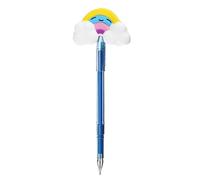 () Squishy Pen Cap Panda Dinosaur Unicorn Cake Animal Slow Rising Jumbo With Pen Stress Relief Toys Student School Supplies Office Gift