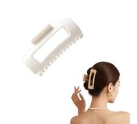 Squishy Silicone Hair Clips, Flexible And Unsnappable Claw Clip, Strong Hold, Unsnappable for Thick Or Fine Hair, Soft Comfortable, Ponytail Hairpins(1-2)