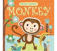 Squishy Squeaky Board Book Monkey