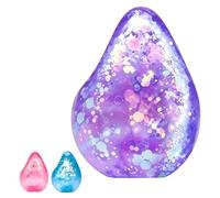 Squishy Stress Ball, Water Drop Fidget Stress Ball，Drop Malt Sugar Balls Sensory，for Everyone Relief Anxiety (Purple+)