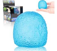 Squishy Stress Balls - Sensory Toys for Kids with Unique Needs - Fosters Creativity, Focus, and Fun - Great for Classrooms, Home, and Playtime (Blue Ellipsoid)