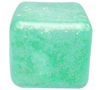 Squishy Stress Cube for Adults,Squishy Slow Rising Fidget Cube Sensory for Anxiety Stress Relief High Density Ice Squeeze Ball Cubes (Green)