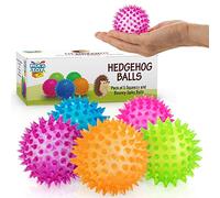 Squishy Stress Relief Sensory Toys Fidget Spiky Ball 5 - Pcs Set -Squeezy & Bouncy Antistress Toy Balls For Men, Women, Adults, Teens & Children -Ideal For People With OCD, ADHD, ADD & Autism