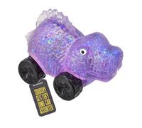 Squishy Stretchy Dinosaur Toy On Wheels Glitter Sensory