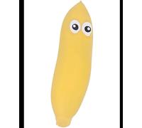 Squishy Super Stretchy Banana - Sensory Fidget Toy for Stress Relief, Autism, ADHD, Anxiety, SPD - Therapy Aid for Kids & Adults - Hand & Wrist Exercise for Arthritis & Physio