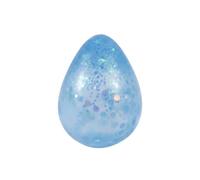 Squishy Teardrop Squeeze Reliever , Stress Ball For Adults Pointed Top Rounded Base Oval Shape, 1.6 Inch Length Compact Hand Pal, Slow Rebound Fidget For Desk Or Travel 6 Colors Blue