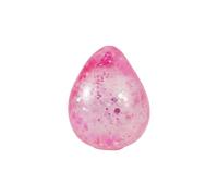 Squishy Teardrop Squeeze Reliever , Stress Ball For Adults Pointed Top Rounded Base Oval Shape, 1.6 Inch Length Compact Hand Pal, Slow Rebound Fidget For Desk Or Travel 6 Colors Pink