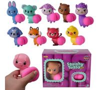 Squishy Tushy Toys - Series 1 (Double Pack) - 3 Inch Collectible Animal Figures with Squishy Tushes! 10 Characters to Collect | For Kids Ages 3+