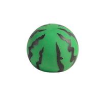 Squishy Watermelon Squeeze Ball, Round Soft Fruit Stress Reliever, Stress Ball for Adults Slow Rebound Hand Palm, Green Rind with Red Interior Look, Pocket Size Fidget