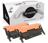 Squuido 2 black toner cartridges CLT-K4072S compatible with Samsung CLP-320 CLP-320N CLP-320W CLP-325 CLP-325N CLP-325W CLX-3180 CLX-3180FN CLX-3185 CLX-3185FN CLX-3185FW 3185W | High Yield 1500 pages