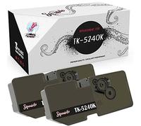 Squuido 2 Black Toner cartridges TK-5240K TK-5240 Compatible with Kyocera ECOSYS P5026cdn P5026cdw M5526cdn M5526cdw | High Yield 4000 Pages