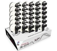 Squuido 30 Rolls DK-22210 DK22210 Continuous Labels Compatible with Brother P-Touch QL-500 QL-550 QL-560 QL-570 QL-580 QL-700 QL-710W QL-720NW QL-800 QL-810W QL-820NWB QL-1100 1110NWB | 29mm x 30.48m