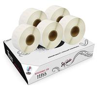 Squuido 5 Rolls 11355 Labels Compatible with Dymo LabelWriter 4XL 450 400 330 320 310 Duo/Turbo/Twin Turbo Seiko SLP 450 430 420 410 400 200 100 | 19mm x 51mm | 500 Labels per Roll