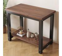 SQUZO Heavy Duty Aquarium Stand, Fish Tank Stand with 2-Tier Storage Shelves 25cm Thick Wooden Board for Home Office(50x35x70cm)