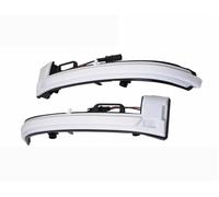 SQWDWEGF Wing Mirror Indicator 2X Smoke LED Dynamic Mirror Blinker Light Turn Signal Lamp Amber Light For Peugeot 308 2013-2019 Turn Signal Lights(Milky)