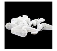 SQXBK 100PCS Concrete Wall Hook Heavy Duty Hook Invisible Nail Hook Wall Picture Hook White Large Size Non Marking Nail for Drywall Concrete Wall Cinder Block Wall and Cement Wall