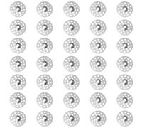 SQXBK 200PCS 1 Inch Plaster Wall Repair Washers Insulation Nail Gaskets Silver Special for Wall Ceiling Drywall Hole Fixing Galvanized Metal Composite Board Fixing Lock Washers