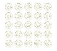 SQXBK 20PCS 75mm Wooden Wheel Ornament Vintage Crafts Suitable for DIY Painting Artwork Creation Party Decorations