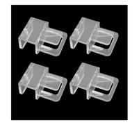 SQXBK 4PCS Transparent PC Plastic Aquarium Lid Clips with Screw Mesh Panel Anti Escape Fixing Clamp Suitable for 0.8 Inch Aquarium Glass Wall