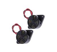 SQXBK 5PCS Active Piezo Buzzer 24V 3015 Adjustable Volume High Decibel Piezo Beep Tone Alarm Ring Continuous Sound Black
