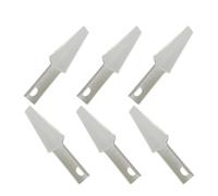 SQXBK 6PCS Flat Mop Cleaning Scraper 200mm Heavy Duty Deburring Tools Plastic Cleaner for Removing Stains and Paper Debris
