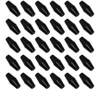 SQXBK Barrel Connector 30PCS Black Plastic Lanyard Safety Breakaway Pom Barrel Connectors for DIY Paracord Lanyard 27.5x12x4mm/1.1x0.47x0.16inch