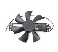 SQXBK Cooling Fan 2PCS Black DC 18V Plastic Brushless Fan for Induction Cooker