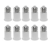 SQXBK E26 to E26 Socket Extender 10PCS 6.3cm/2.5 Inch 165°C Heat-Resistant No Fire Hazard Light Socket Extender
