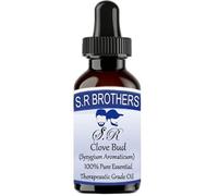 SR Clove Bud (Syzygium aromaticum) Pure & Natural Therapeutic Grade Essential Oil Plastic with Dropper (10ml)