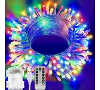 SR ESSENTIALS 10m 100 LED Fairy Lights with Remote Control - Dual Power (USB & Battery), Multicolor Waterproof String Lights for Bedroom, Garden, Wall, Party & Festive Decor (Multicolor)