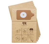SR ESSENTIALS 5 Pack, Henry Hoover Bags Double Layer Replacement Henry Vacuum Bags Compatible with Numatic Henry Hetty Hoover bags for Henry Vacuum Cleaner, Pet Hair Filtration Bag (Brown)