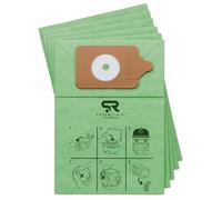 SR ESSENTIALS 5pcs Henry Hoover Bags, Double Layer Replacement Paper Dust Bags Compatible with Numatic Henry Hetty Hoover Vacuum Cleaner (Green)
