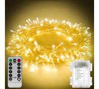 SR ESSENTIALS Battery Operated Fairy Lights with White White, 20m 200