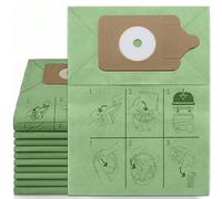 SR ESSENTIALS Henry Hoover Bags 10 Pack, Double Layer Replacement Henry Vacuum Bags Compatible with Numatic Henry Hetty Hoover bags for Henry Vacuum Cleaner, Pet Hair Filtration Bag (Green)