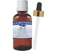 SR Lemon Verbena (Aloysia Citrodora) Essential Oil 100ML for Aromatherapy, Diffuser, Humidifier and Massage, Amber Bottle with Drooper