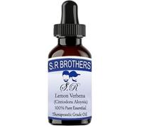SR Lemon Verbena (citrodora Aloysia) Pure & Natural Therapeutic Grade Essential Oil Plastic with Dropper (10ml)