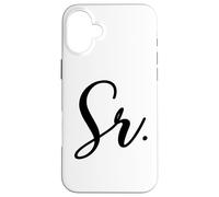 Sr. Spanish Mr. Husband Wife Wedding Mrs Sra Matching, Señor Case for iPhone 16 Plus