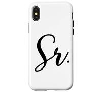 Sr. Spanish Mr. Husband Wife Wedding Mrs Sra Matching, Señor Case for iPhone X/XS
