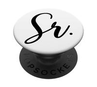 Sr. Spanish Mr. Husband Wife Wedding Mrs Sra Matching, Señor PopSockets Adhesive PopGrip