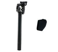 SR Suntour SP12 NCX Suspension Seat Post with Protective Cover 31.6X400mm,Black, VK2353