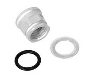 SR Suntour Unisex - Adult Sf20 Durolux Fixing Nut, Black, One Size