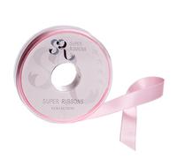 SR SUPER RIBBONS®™ Double Sided Satin Ribbons Gift Wrapping, Party Decoration, Wedding car, Christmas, Balloons, Hair, Cake, Presents, Wedding Bouquet (Baby Pink 10mm x 20m)