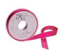 SR SUPER RIBBONS®™- Full Reel 25mm Double Faced Satin Ribbon, 20 Metres on Reel - Hot Pink