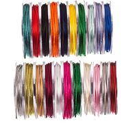 SR SUPER RIBBONS®™- Full Reel 3mm Satin Rattail Silk Cord, 20 Metres on Reel - Orange