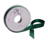 SR SUPER RIBBONS®™ Satin Ribbons Gift Wrapping, Party Decoration, Wedding car, Christmas, Balloons, Hair, Cake, Presents, Wedding Bouquet (Forest Green 6mm x 20m)