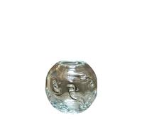 SR Vintage Glass Vase Clear